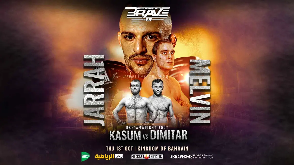 BRAVE CF 43 full fight card revealed with 14 countries represented
