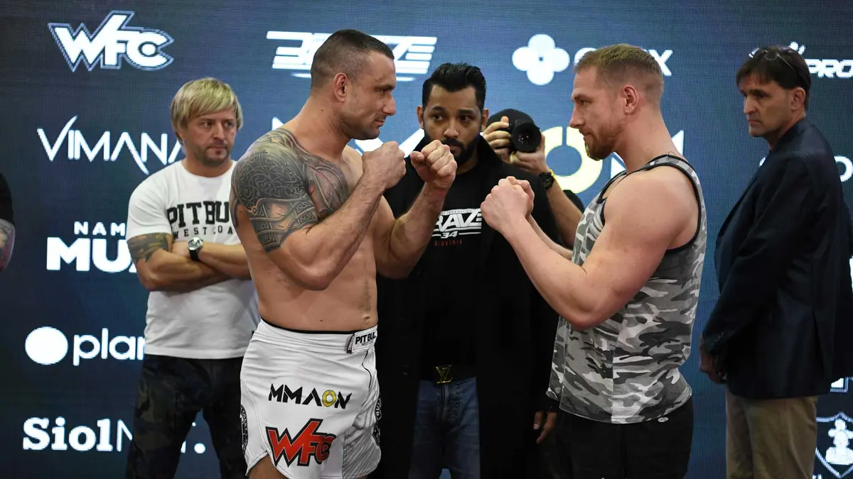 Shoving and selfies mark BRAVE CF 34/WFC 24 weigh-ins