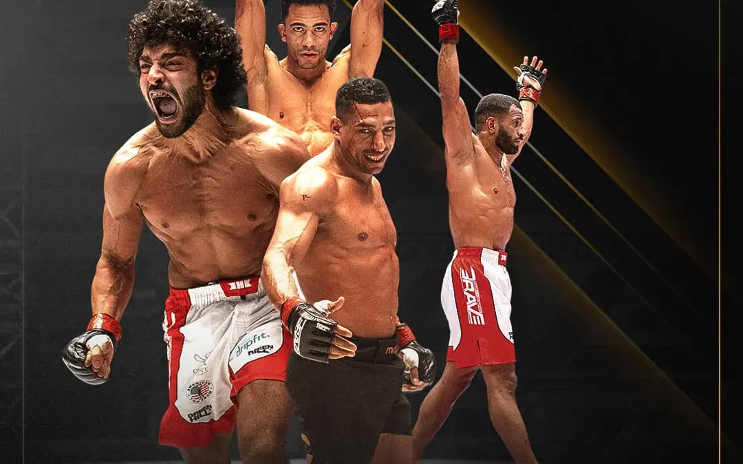 Olympian Mahmoud Sebie leads list of nominees for BRAVE CF Arab Breakout Fighter of The Year