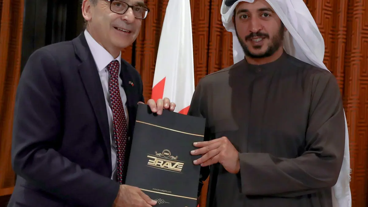 HIS HIGHNESS SHAIKH KHALED MEETS WITH BRITISH AMBASSADOR AHEAD OF BRAVE 24: LONDON