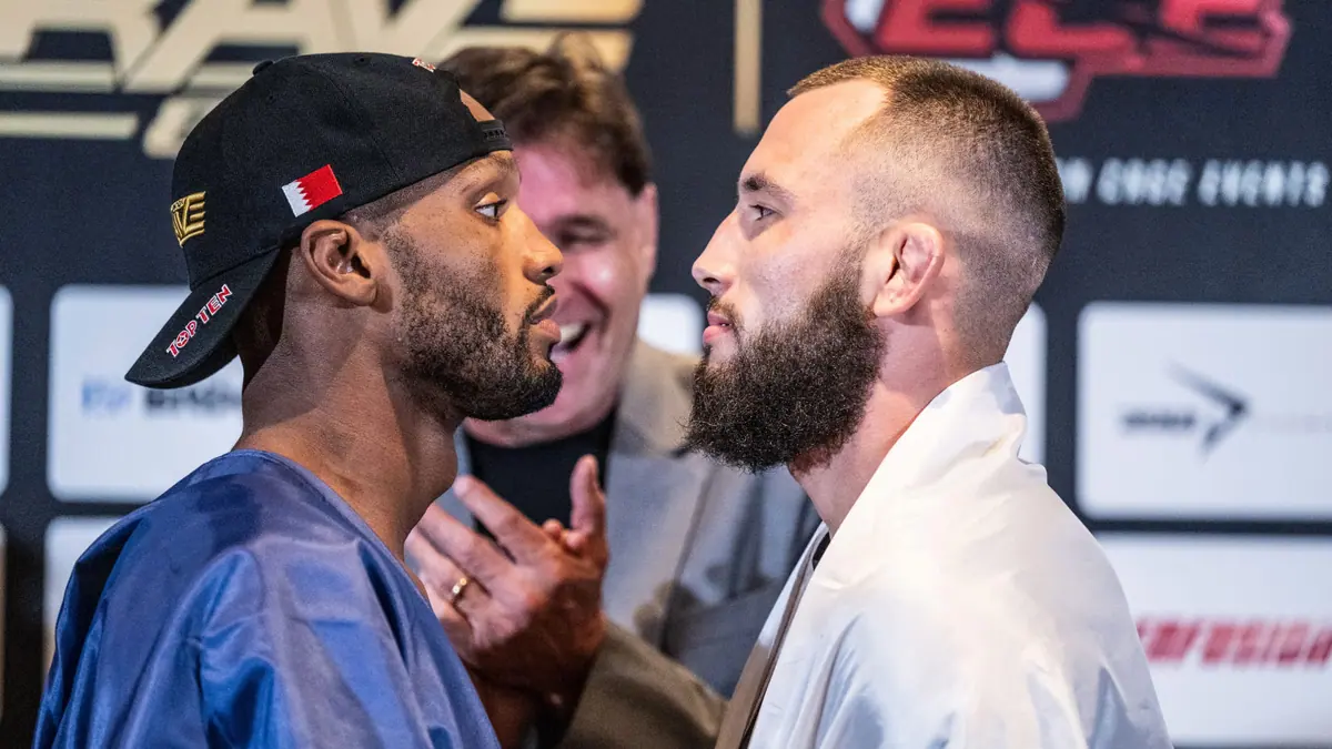 BRAVE CF 87 Face-offs: fighters refuse to look away in tense moment ahead of fight night