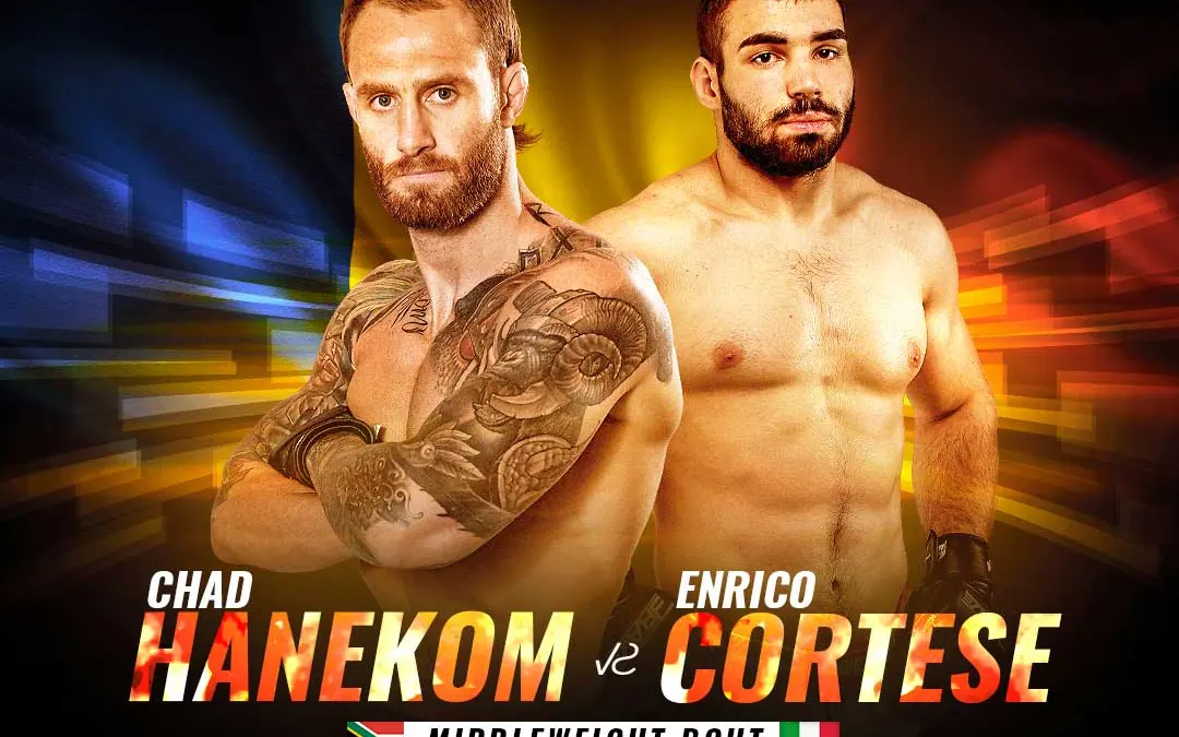 Chad Hanekom returns; takes on Enrico Cortese at BRAVE CF 36, in Romania