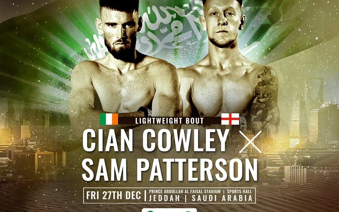 Cian Cowley looks to bounce back against Sam Patterson at BRAVE CF 33