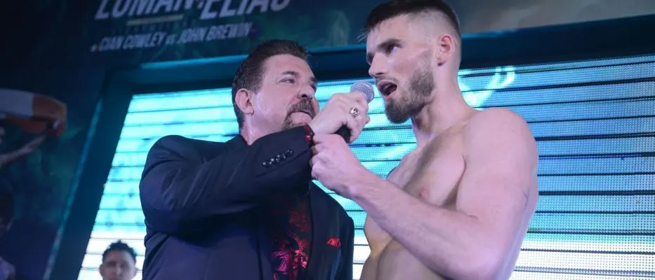 CIAN COWLEY EXCITED TO FIGHT IN FRONT OF BIGGEST NAMES AT BRAVE 24