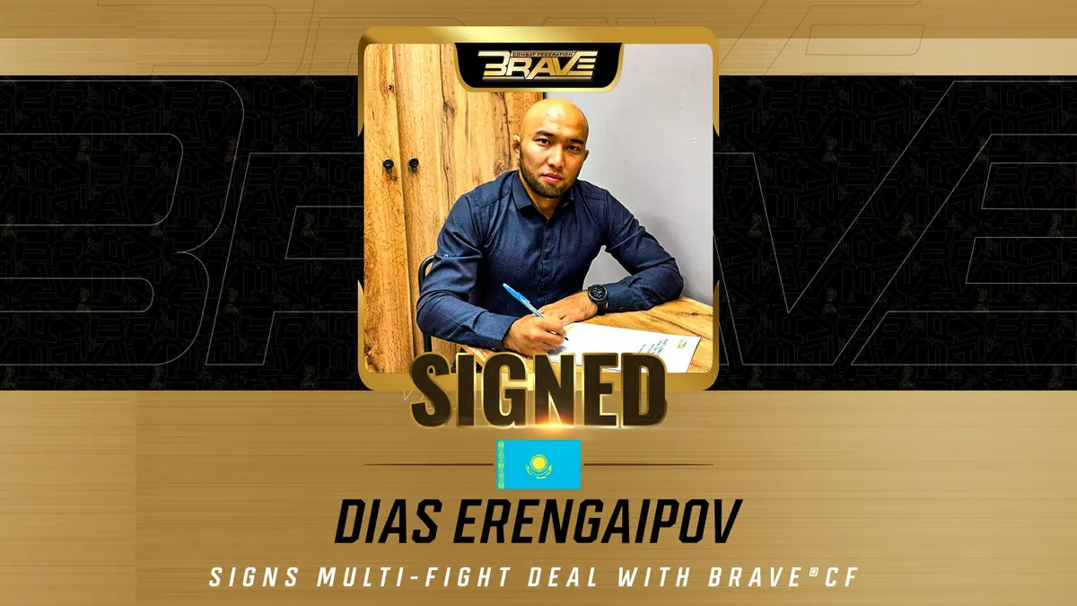 Another Flyweight superstar signing! Kazakh champion Dias Erengaipov joins BRAVE CF