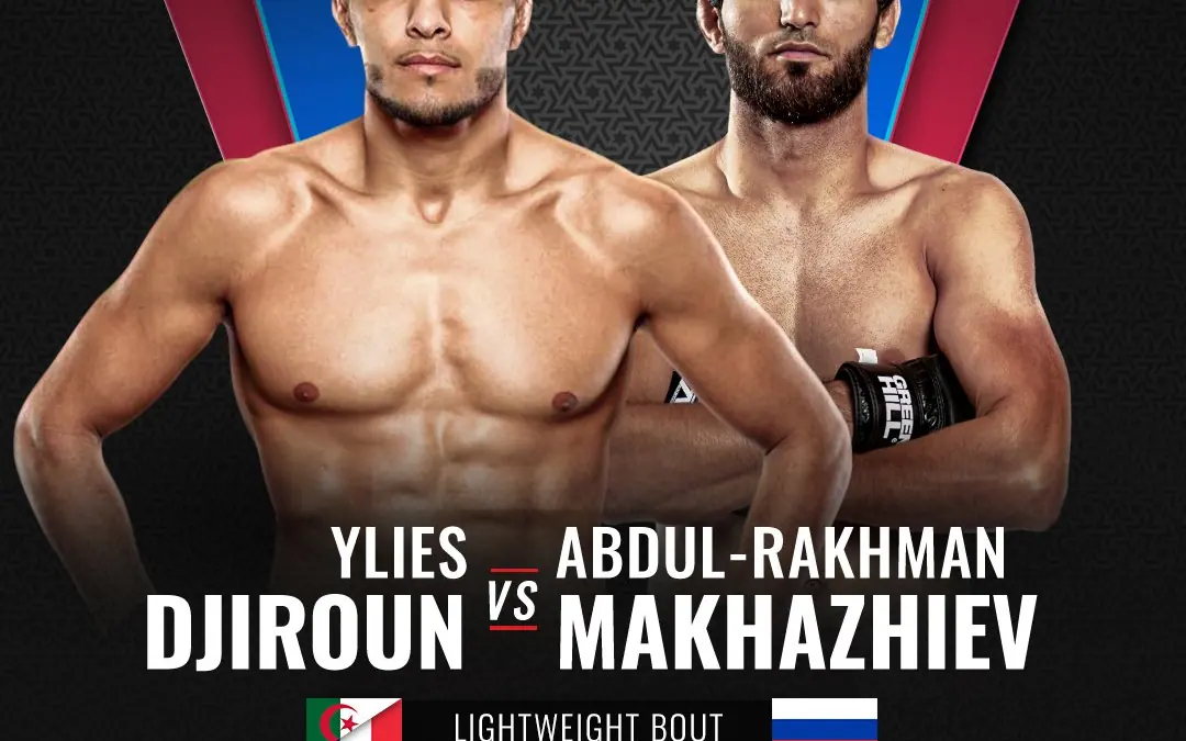 Ylies Djiroun to headline BRAVE CF 48 against Abdul-Rakhman Makhazhiev in Kombat Kingdom