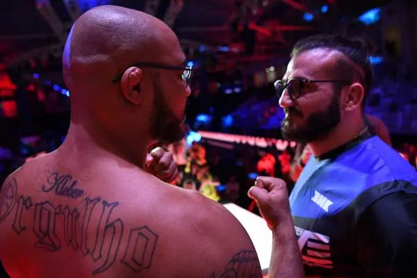 Tense staredowns and near brawls mark BRAVE CF 29 weigh-ins