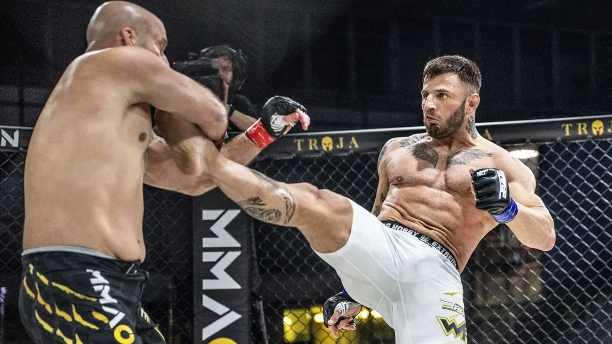 VIDEO: Erko Jun and Wesner size each other up in impromptu run-in during BRAVE CF 88 fight week