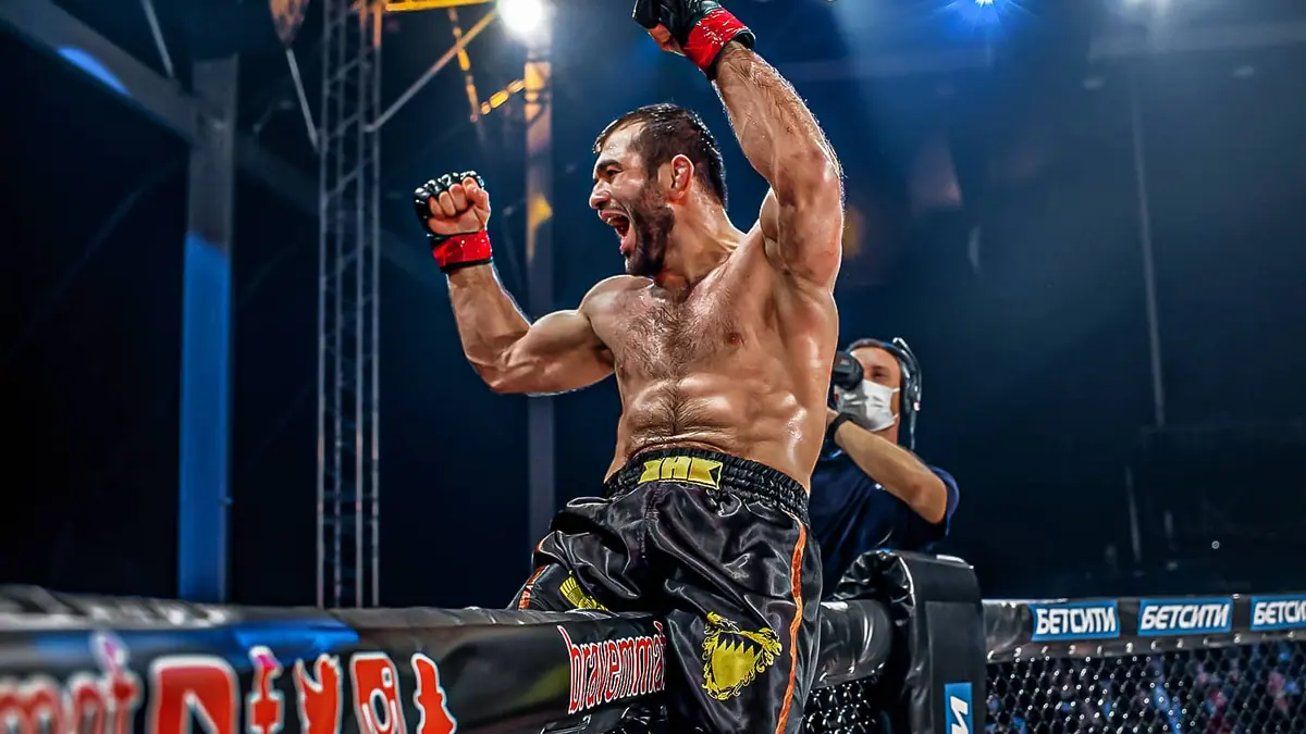 BRAVE CF champion Eldarov fires back at Lutterbach: ‘’Maybe your brain is damaged’’
