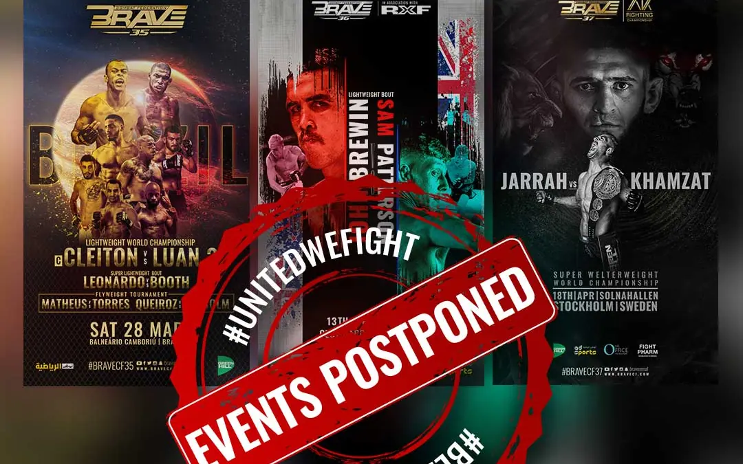 BRAVE CF Postpones All Events Until Further Notice