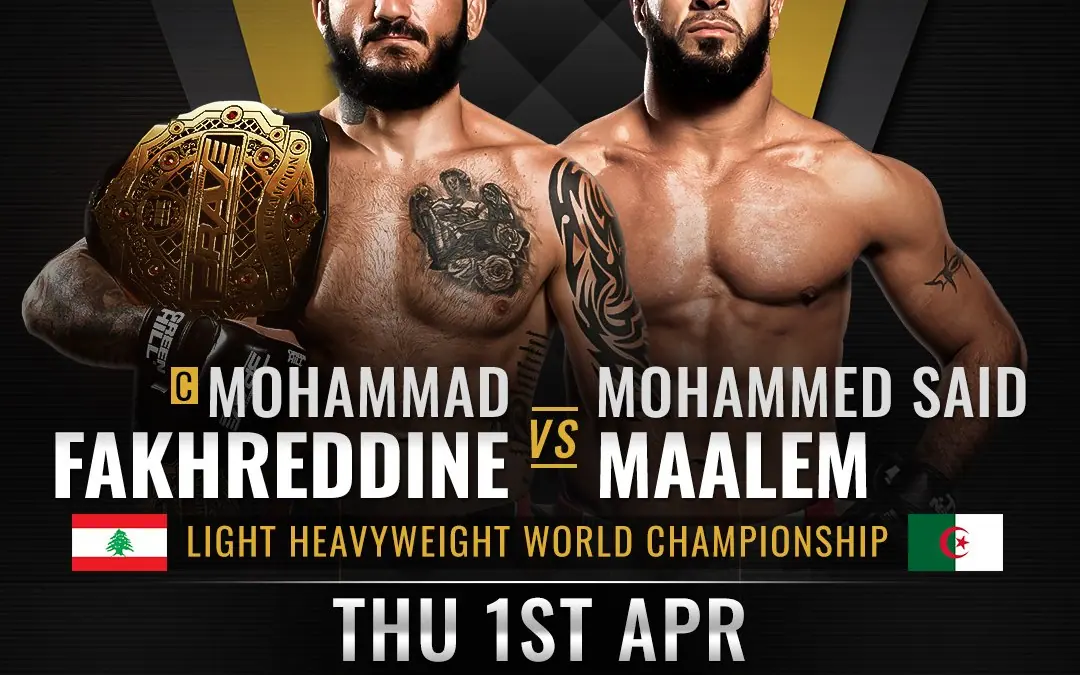 Fakhreddine aims double-champ status against Mohammed Said Maalem at BRAVE CF 50
