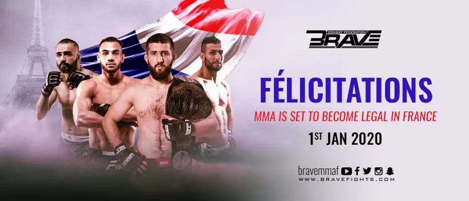 AFTER MMA LEGALIZATION, FRANCE EVENT IS ON BRAVEâ€™S â€˜RADARâ€™ FOR THE FUTURE
