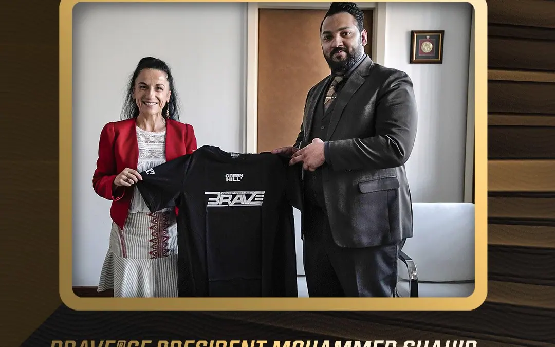 BRAVE CF President Mohammed Shahid meets with Bahrain’s French Deputy Ambassador ahead of BRAVE CF 74