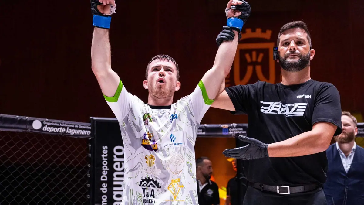 BRAVE CF’s Gerard Burns dominates at Bantamweight, wins the call-out game with legendary challenge of Mokaev