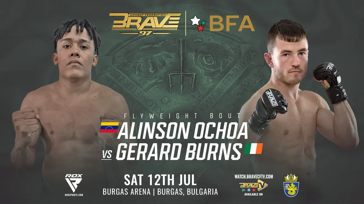 Gerard Burns Is Back Targets Flyweight Breakthrough at BRAVE CF 97