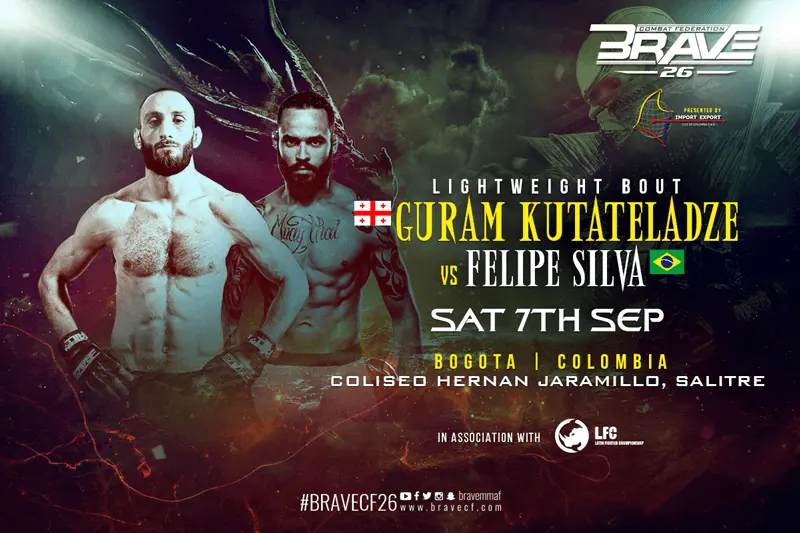 Felipe Silva to make BRAVE CF debut against Guram Kutateladze in Colombia