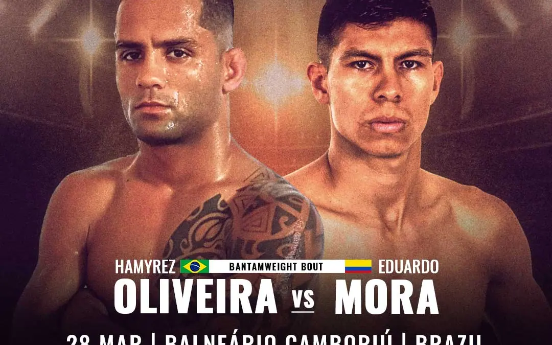 Hamyrez Oliveira fights Eduardo Mora at BRAVE CF 35, in Brazil