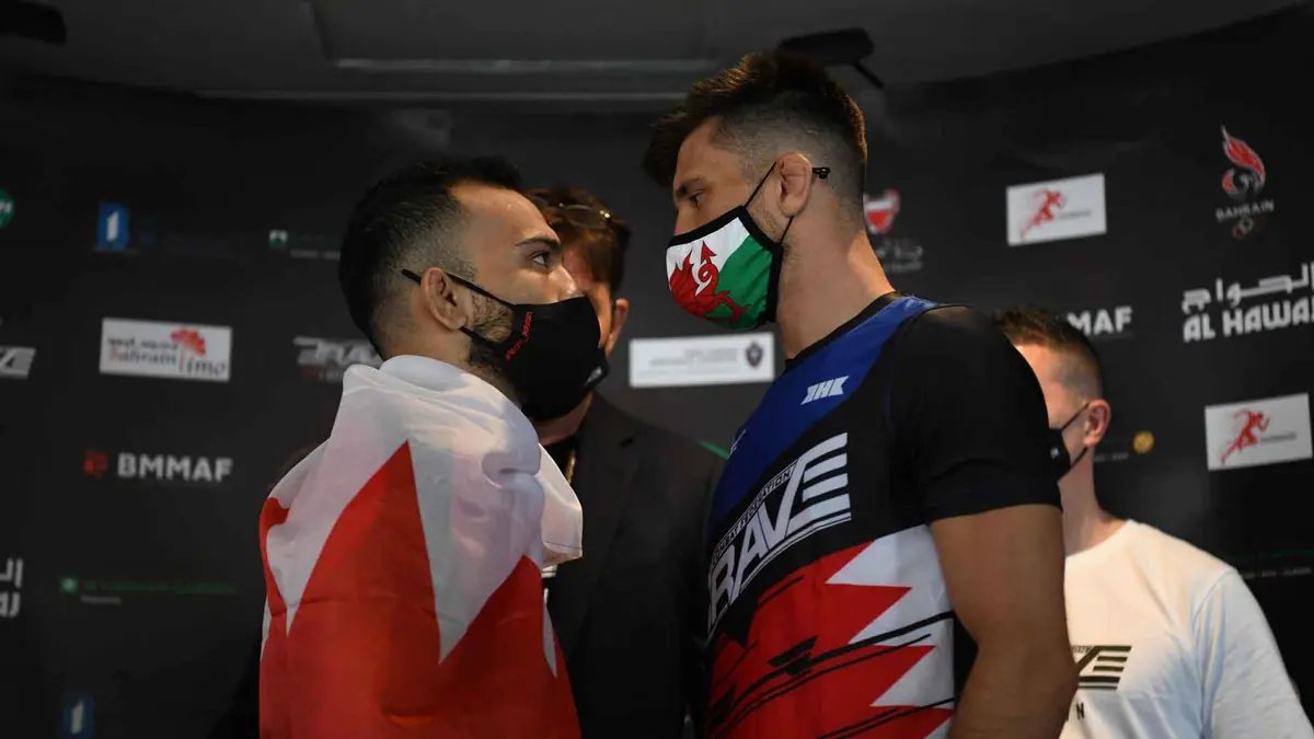Intense staredown between Kooheji and James steals the show before BRAVE CF 42