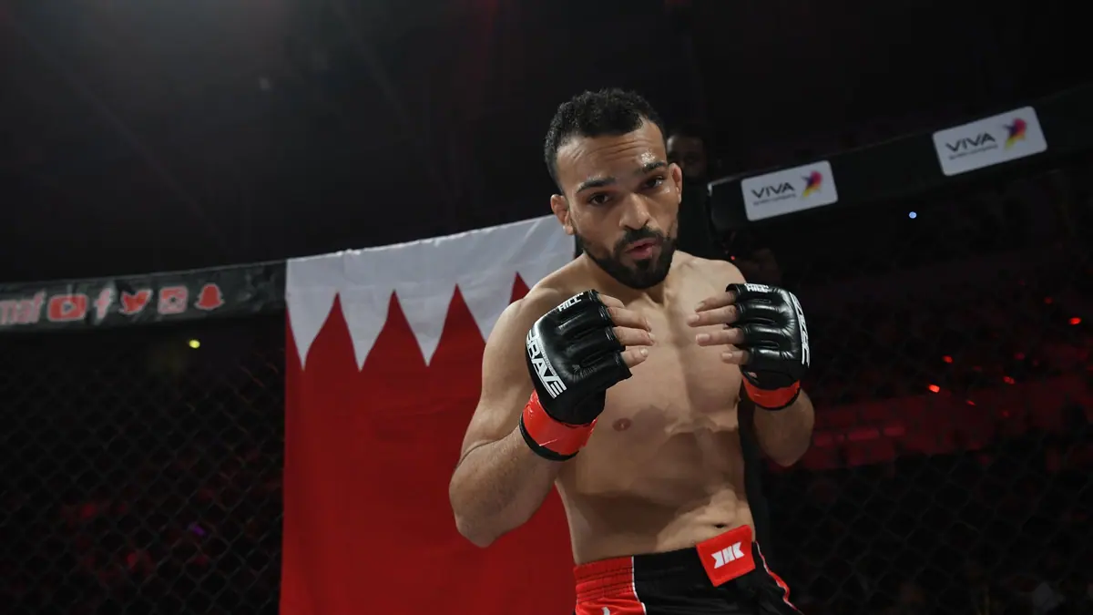 Hamza Kooheji, Bahrains biggest international athlete, is back in action at BRAVE CF 42