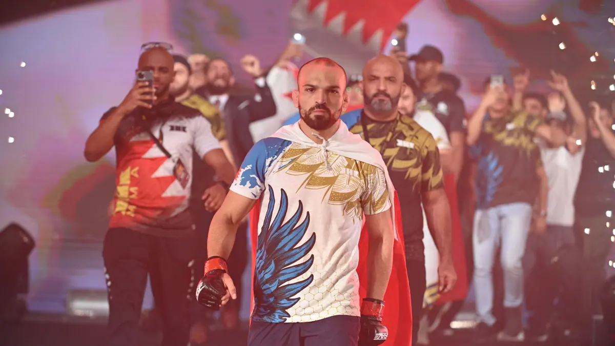 Hamza Kooheji calls on the people of Bahrain to support Hussain Ayyad and Team Arab Legends at BRAVE CF 80