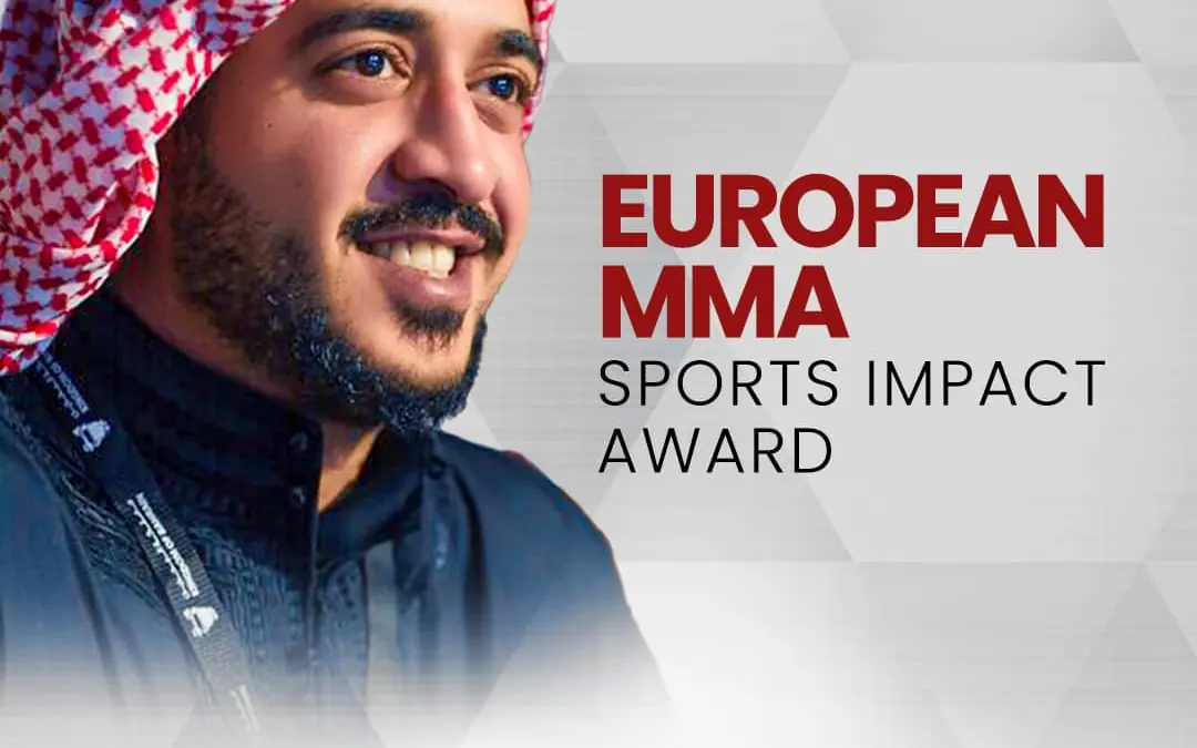 His Highness Shaikh Khaled bin Hamad Al Khalifa honored with European MMA Sports Impact Award by leading European Media Company