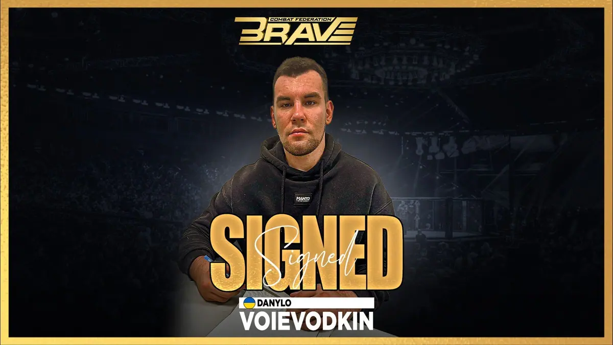 BRAVE CF Welcomes Undefeated Ukrainian Powerhouse Danylo Voievodkin