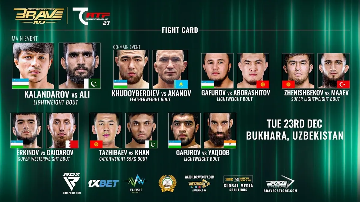 BRAVE CF 103 Loads Up Stacked Card For Uzbekistan Return On December 23