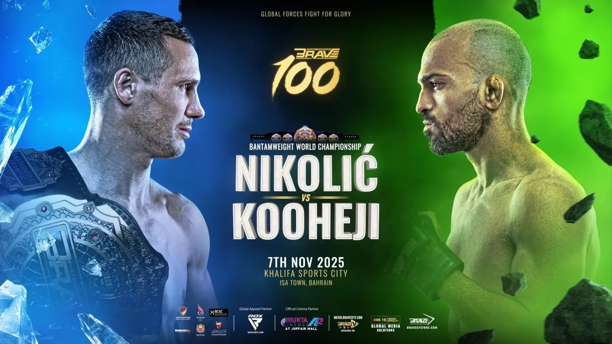 Hamza Kooheji Challenges Borislav Nikolic For Bantamweight World Title In BRAVE 100 Main Event