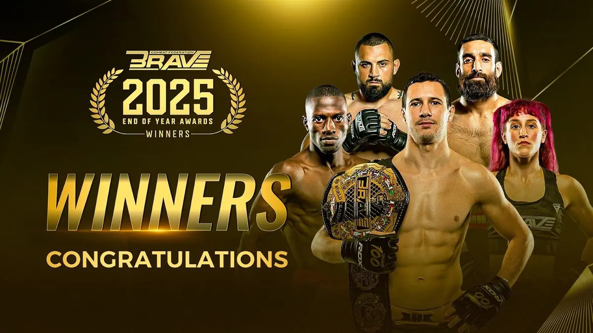BRAVE Combat Federation Announces 2025 End Of Year Award Winners