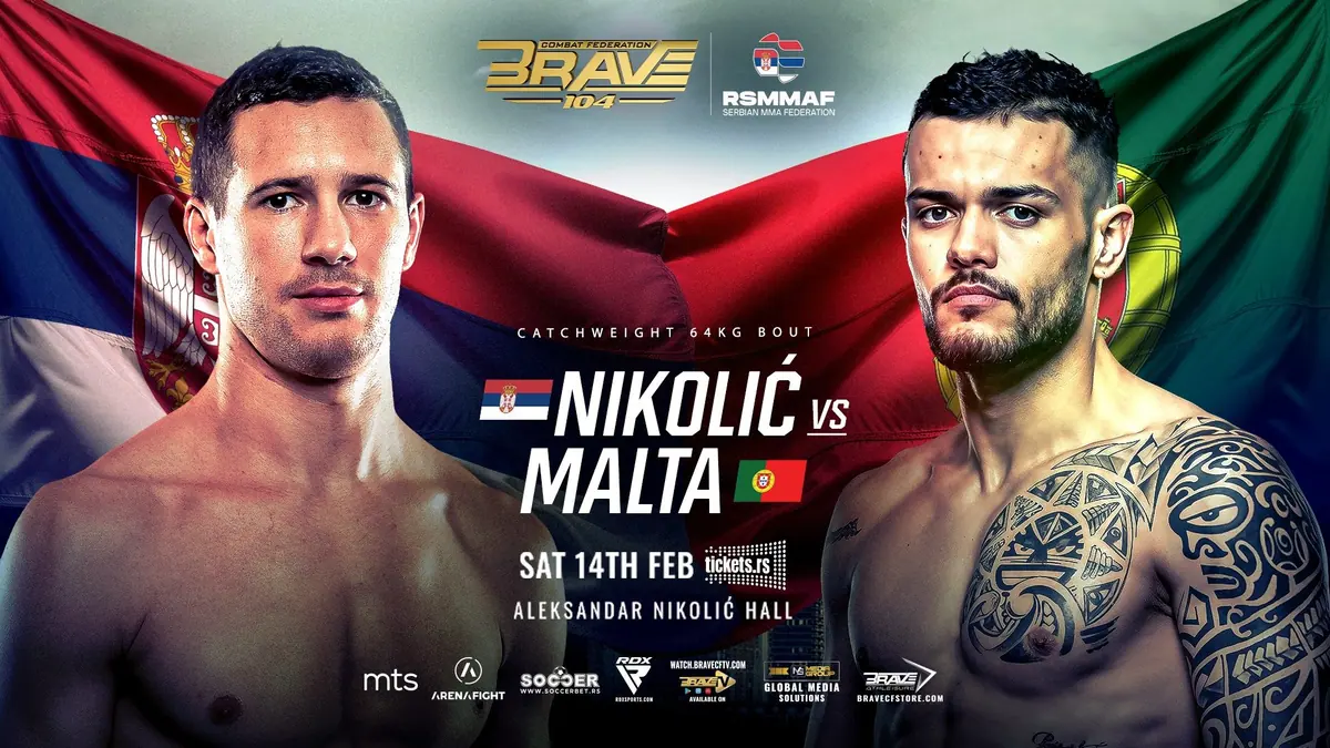 Borislav Nikolic Battles Matheus Malta In Homecoming Bout At BRAVE CF 104