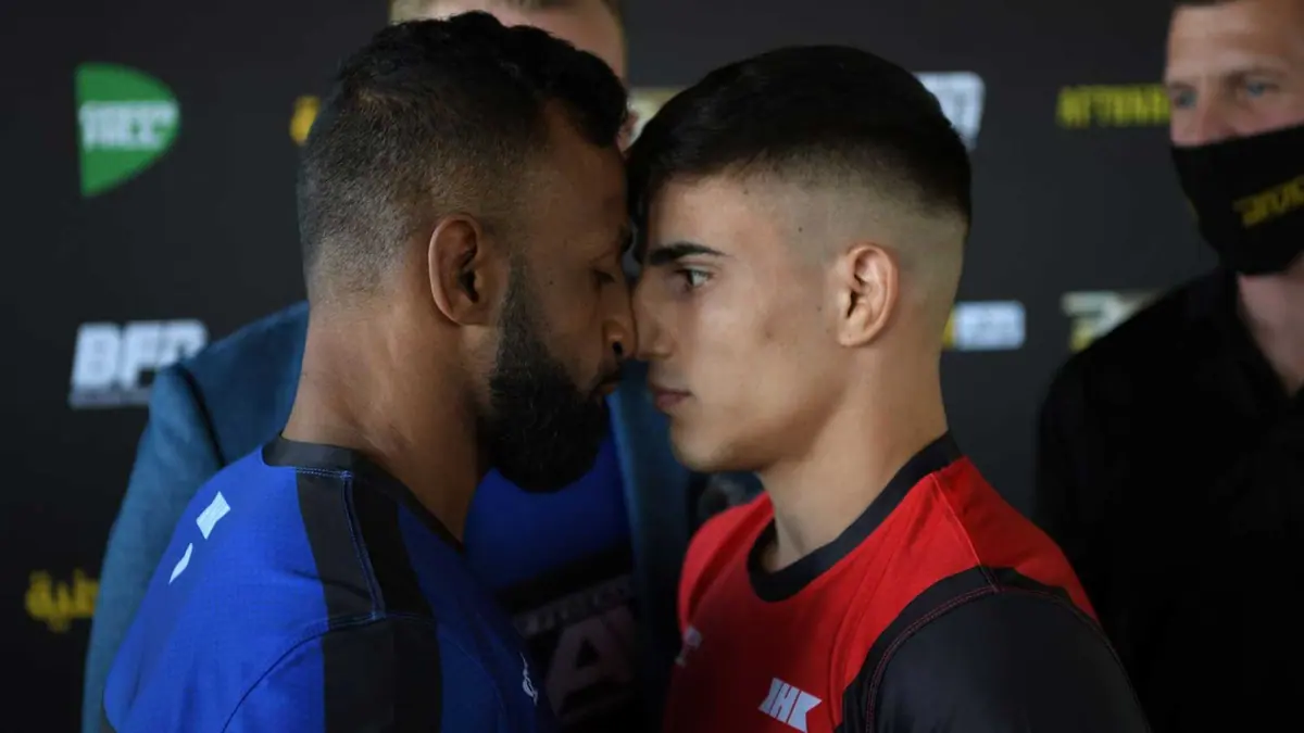 Fighters almost start brawl during BRAVE CF 38 weigh-ins, all athletes make weight