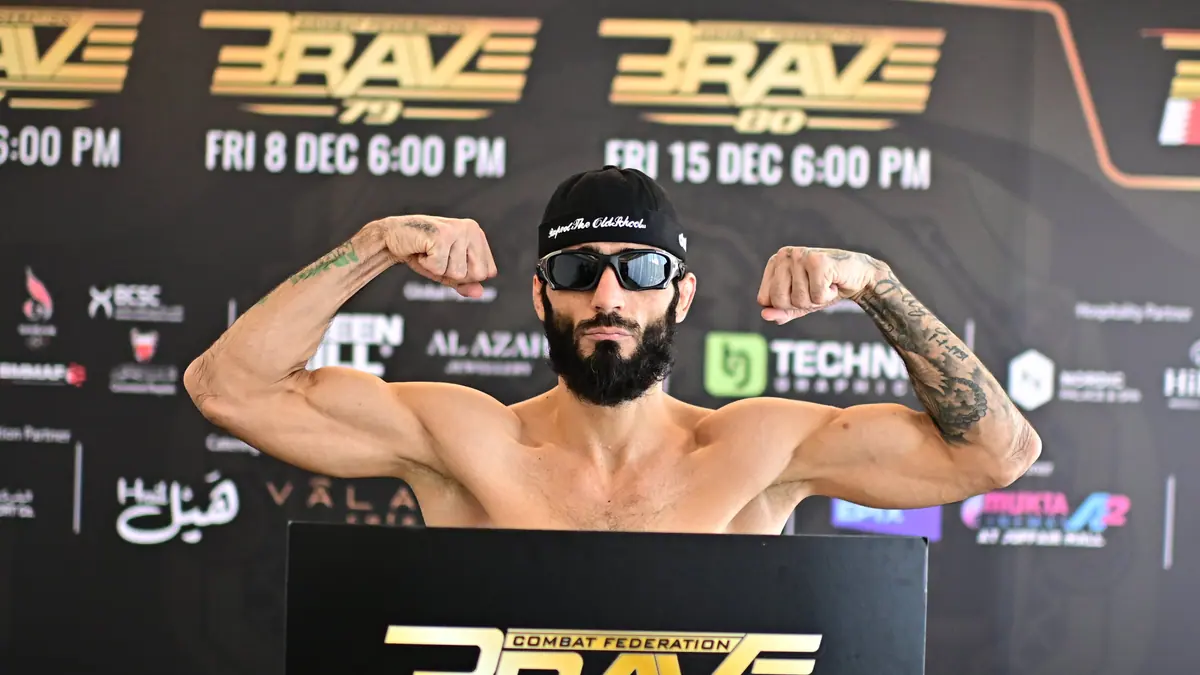 Drama at BRAVE CF 80 Weigh-ins! Al-Derbani makes weight with one minute left; Shorty vs Nkosi official for the title