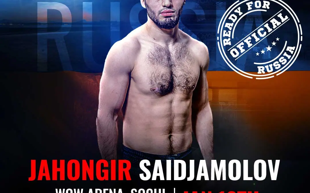 Jahongir Saidjamolov Determined To Make MMA history for Tajikistan at BRAVE CF