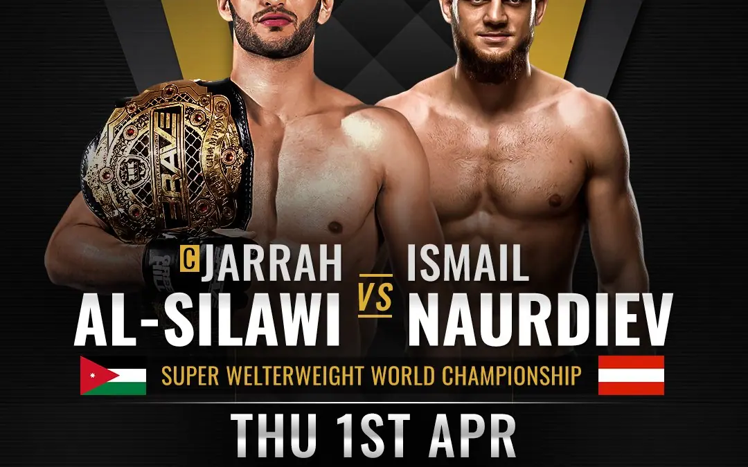 BRAVE CF president Mohammed Shahid confirms Jarrah Al-Silawi vs Ismail Naurdiev for the Super Welterweight title