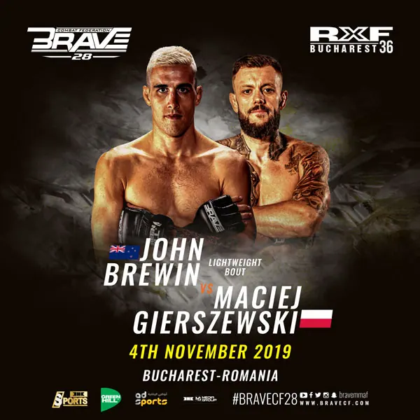BRAVE CF 28: KO artists Brewin and Gierszewski to clash in the main event