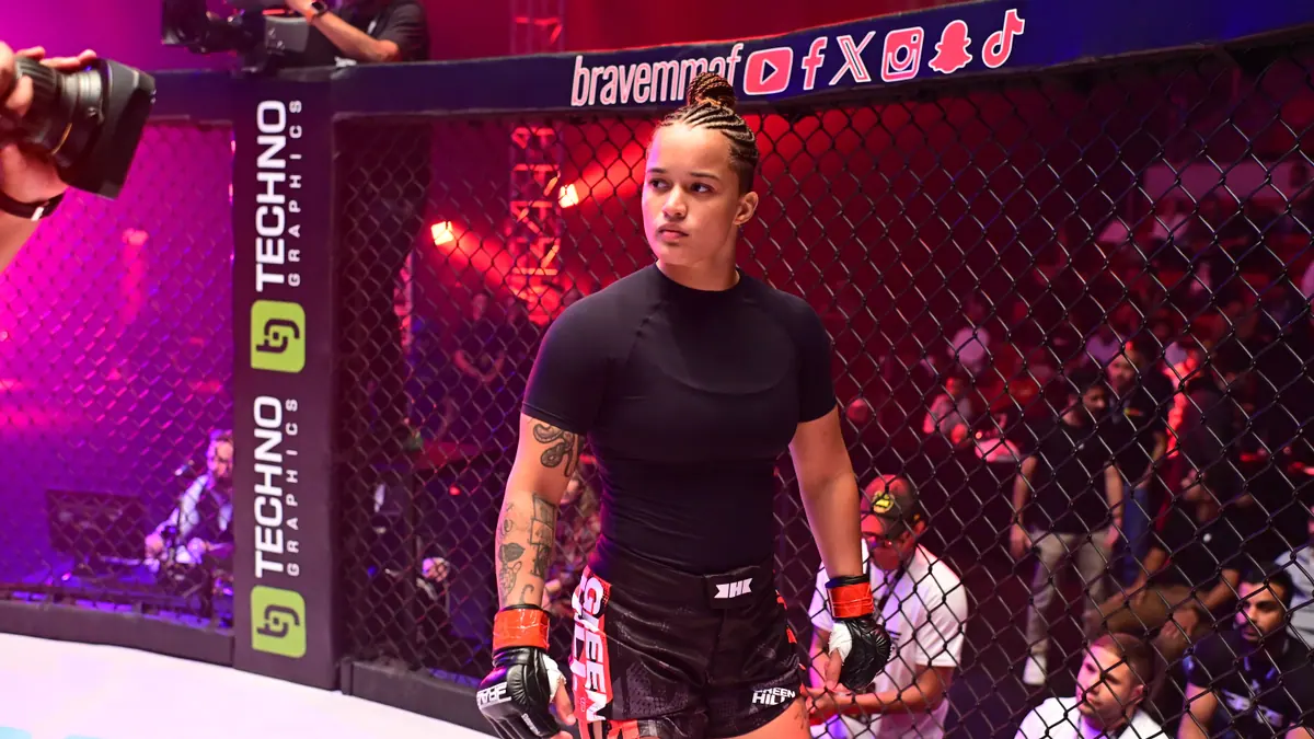 BRAVE CF Slovenias top female fighter says shell KO amateur GOAT Sabrina de Sousa