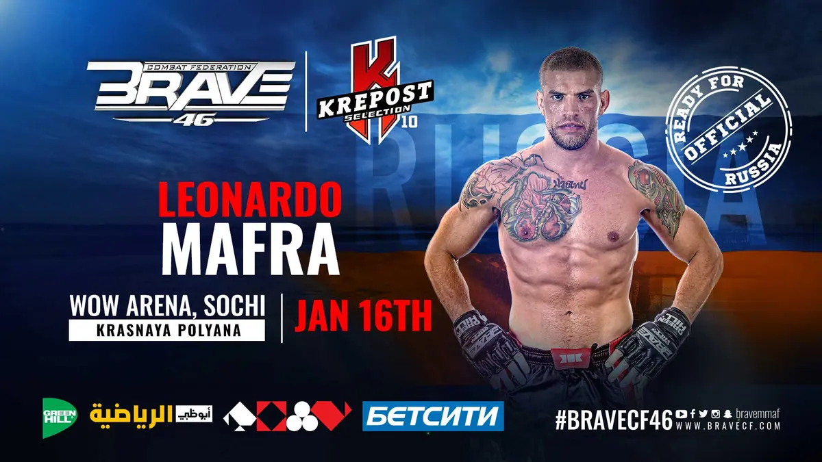 Super Lightweight contenders Mafra, Santiago, Isakov confirmed for BRAVE CF 46