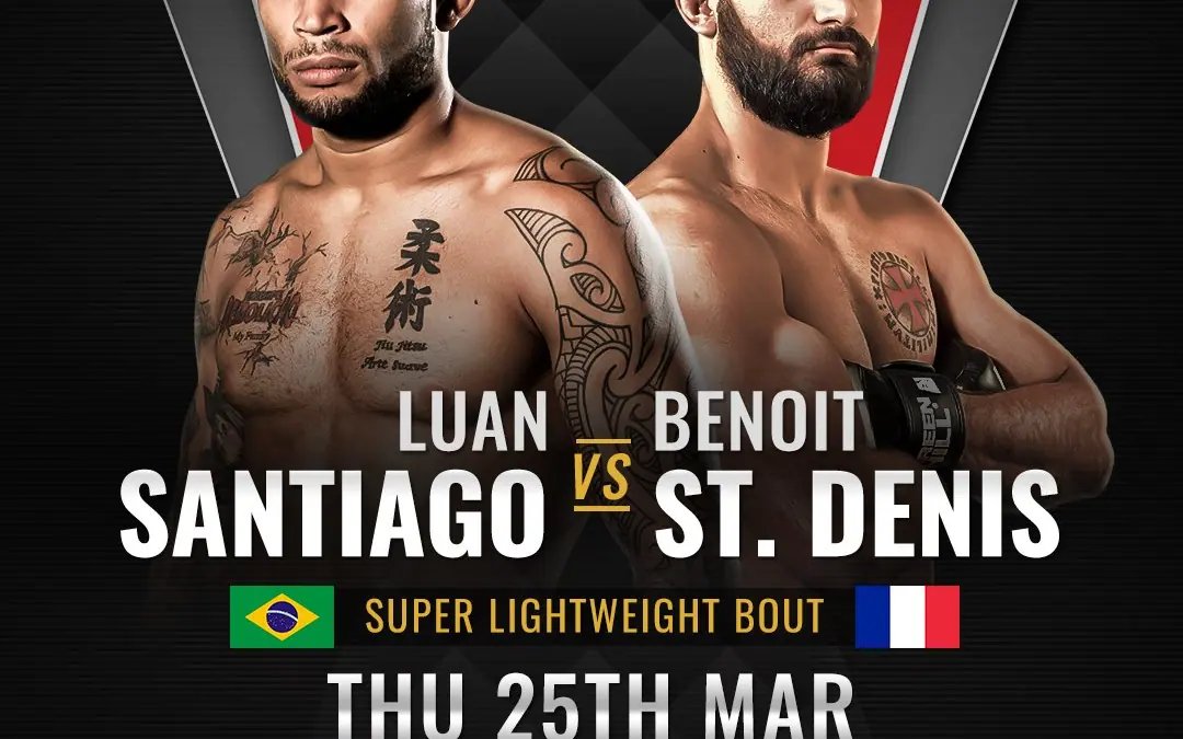 Former world champion Luan Santiago to take on undefeated Benoit St Denis at BRAVE CF 49