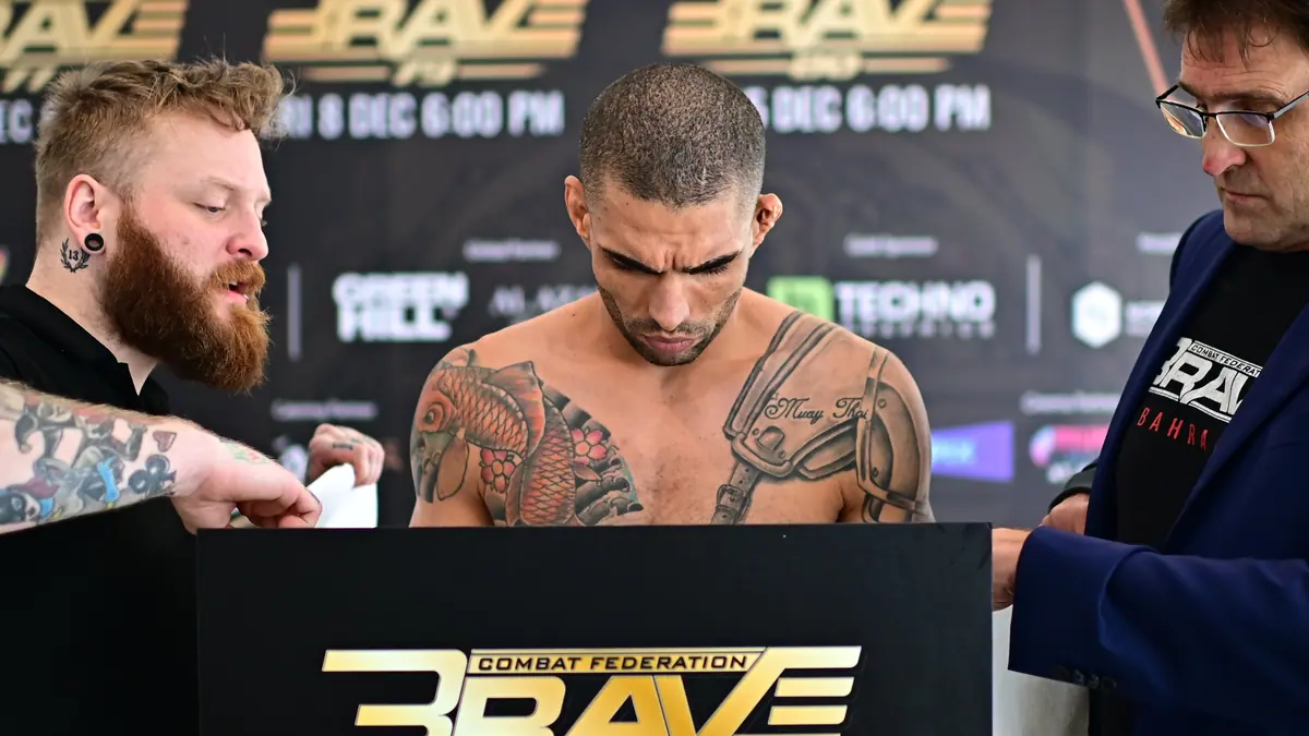 BRAVE CF 77 Weigh-in Results: Martins misses weight ahead of BRAVE CF Lightweight title fight!!!