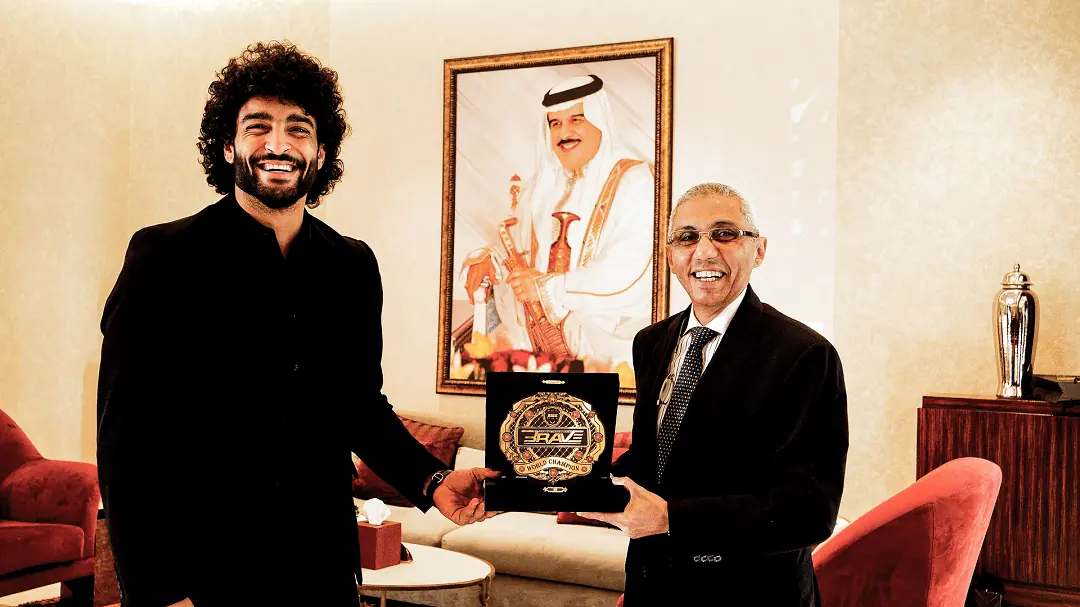 BRAVE CF Egyptian superstar Mahmoud Sebie celebrated by the Ambassador of Egypt to Bahrain