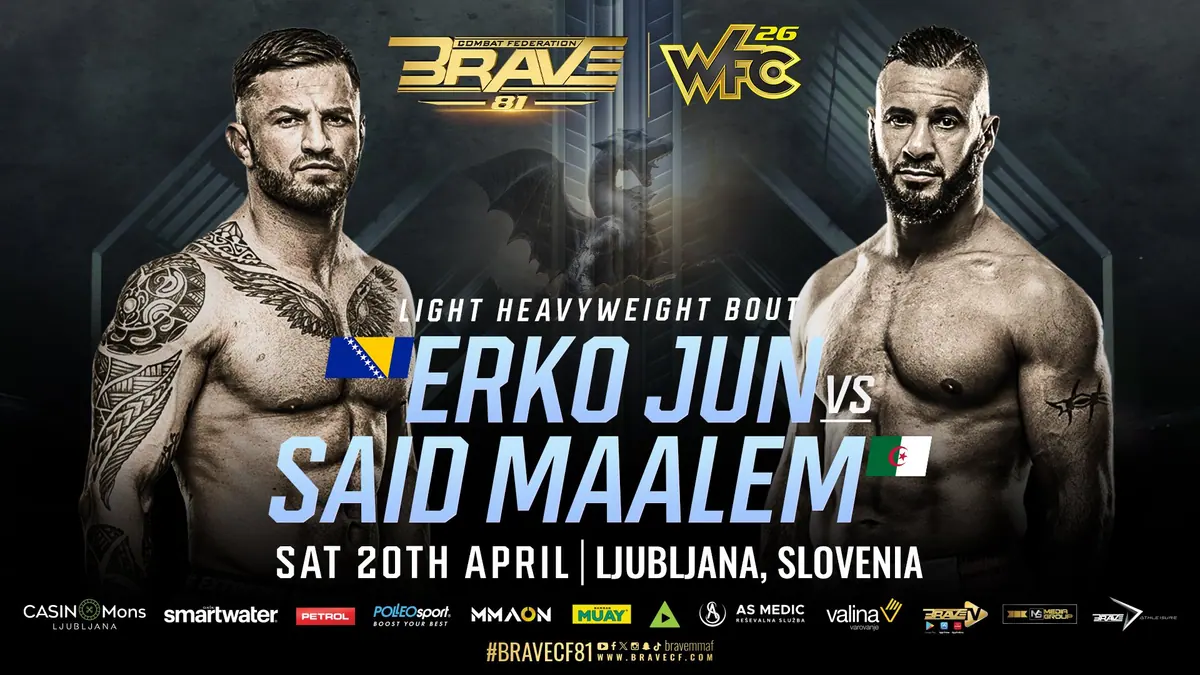 Clash of giants! Superstar Erko Jun takes on Said Maalem in the main event of BRAVE CF 81