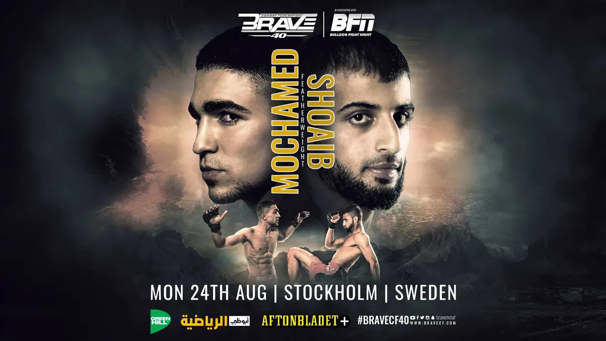 BRAVE CF 40 announced as fourth Sweden event in as many weeks