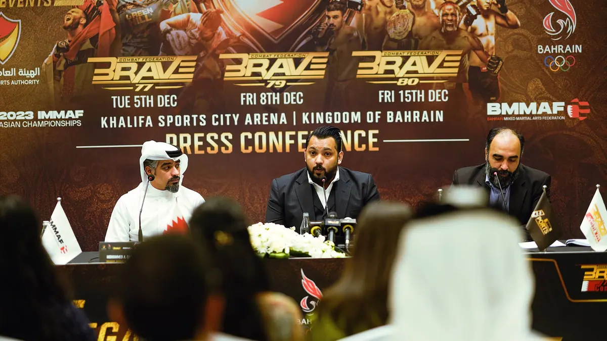 BRAVE CF announces major details for historic International Combat Week in December at Khalifa Sports City Arena