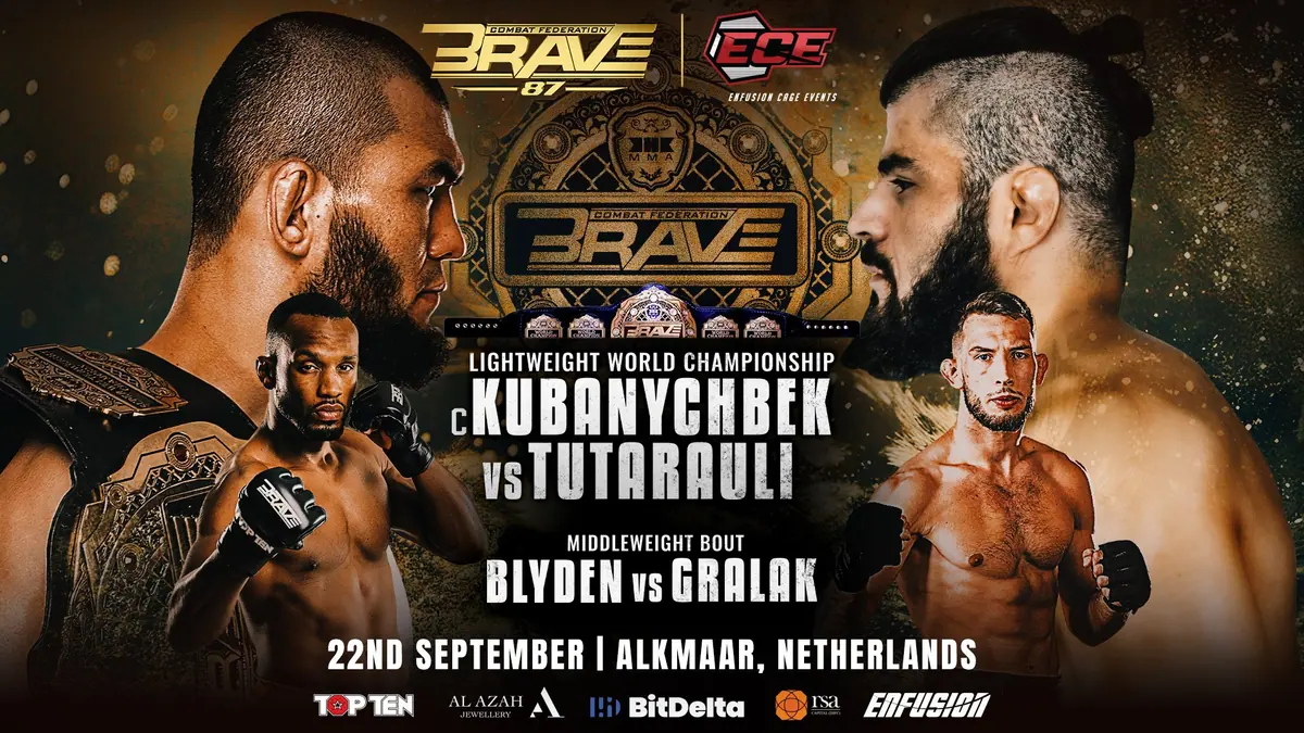 BRAVE CF and Enfusion’s ECE MMA bring the best action in mixed martial arts to the Netherlands