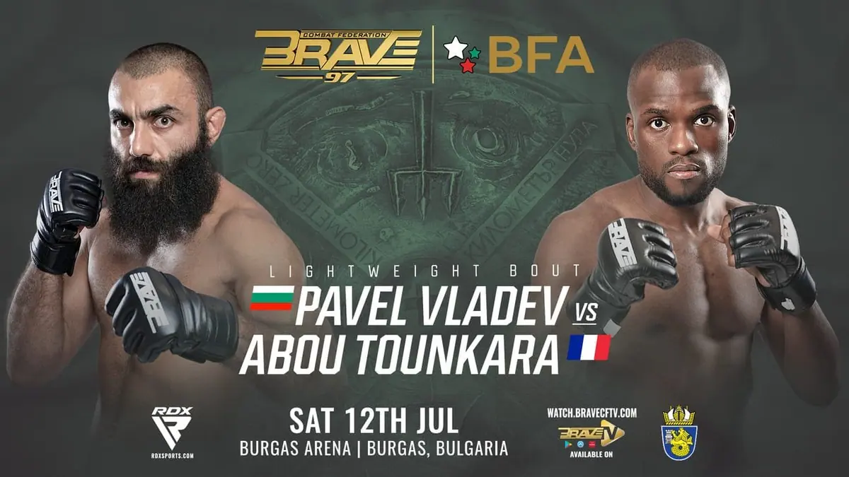 Pavel Vladev vs Abou Tounkara: Knockout Power Meets Black Belt Precision at BRAVE CF 97
