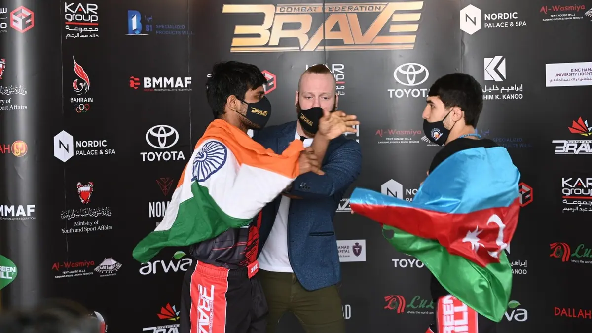BRAVE CF 47 face-offs: Rana Rudra shoves Ali Guliev; Farhad and Karim turn up the heat ahead of India vs Pakistan clash
