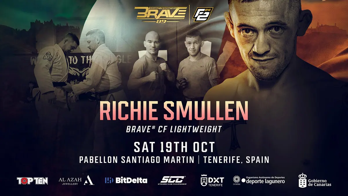 Richie Smullen eyes two-division glory at BRAVE CF, starting with debut in Spain