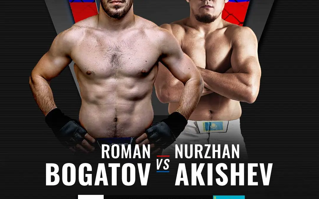 Former Russian champion Roman Bogatov takes on Nurzan Akishev at BRAVE CF 46