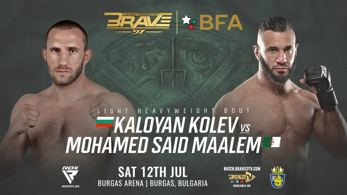 Said Maalem Set for Main Event Clash Against Bulgarian Star Kaloyan Kolev at BRAVE CF 97