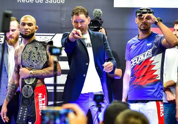Miau and Predator have to be separated at BRAVE 25 weigh-ins